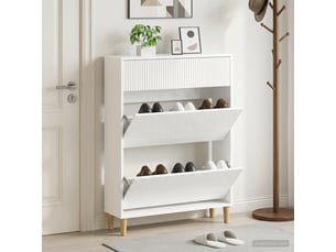 Meuble à chaussures 3 paire(s)  <strong></strong>  <strong></strong> coloris blanc