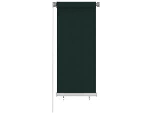 Store enrouleur, store roulant d'extérieur 65 (l) x 140 (h) cm hdpe vert foncé cf47409