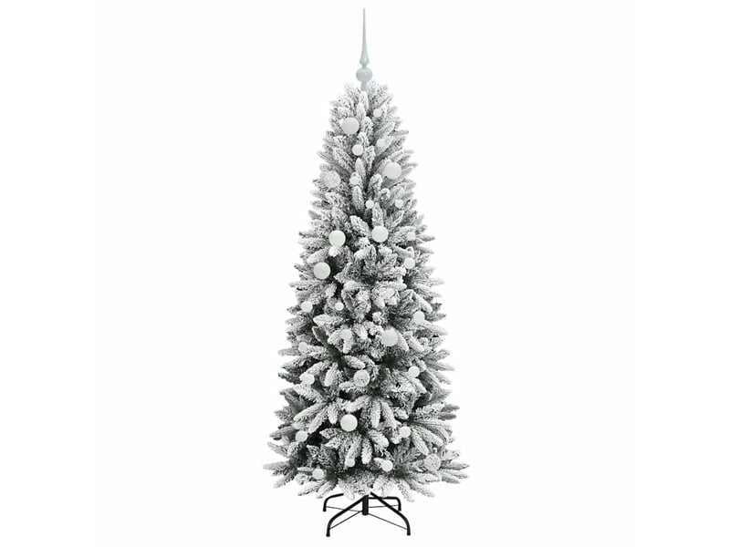  Sapin de noël - arbre de noël artificiel blanc 150 cm  - Conforama D