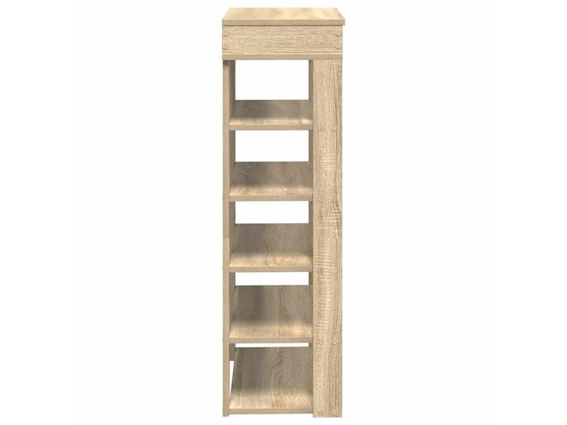  Meuble à chaussures, étagère à chaussures chêne sonoma 60x30x98 cm bois d'ingénierie  - Conforama E
