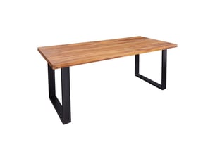 Table loden – rectangulaire 160 cm – bois sheesham et métal – style industriel