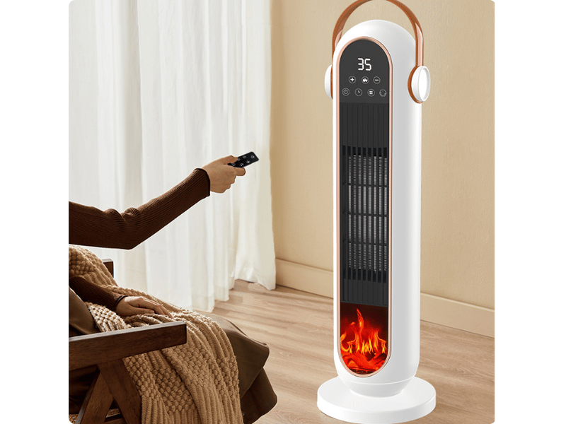  Radiateur soufflant, radiateur, radiateur sur pied, radiateur électrique, poêle à économie d'énergie  - Conforama D