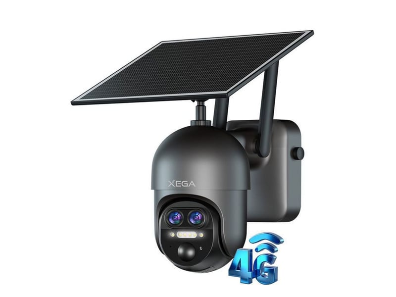  Camera securite solaire 4g lte 2k ptz 355 100 zoom 12x 10400mah vision couleur 30m 149519_AAAXC51255_6_DROPFR - Conforama A