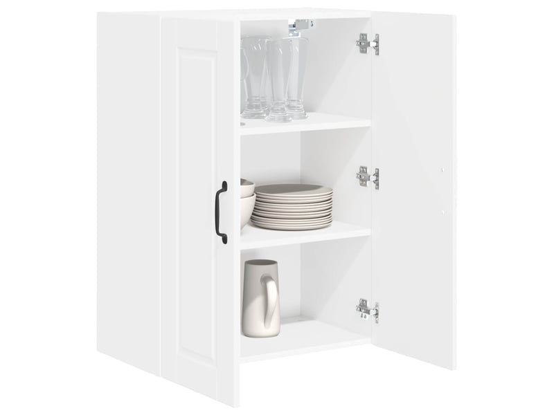 Meuble mural de cuisine, armoire de cuisine blanc 60x31x80cm bois d'ingénierie - Conforama C