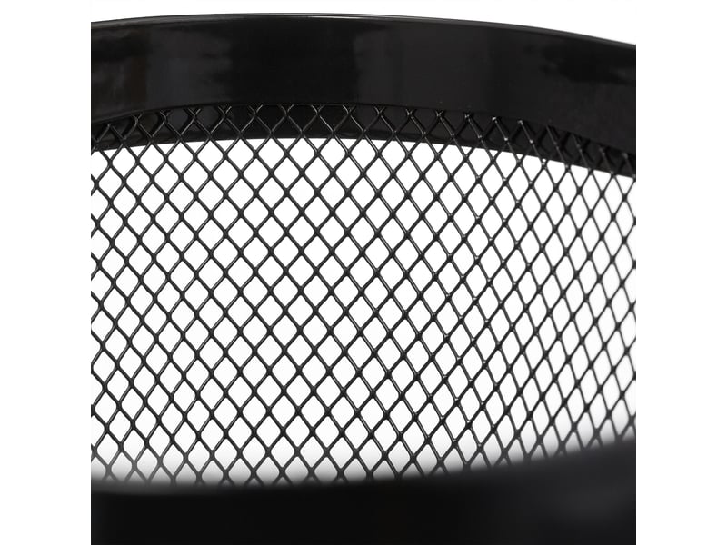  Lot de 2 paniers de rangement polyvalents salle de bain cuisine 17,5 x 26 x 24,5 cm en métal noir 13_0015997  - Conforama E