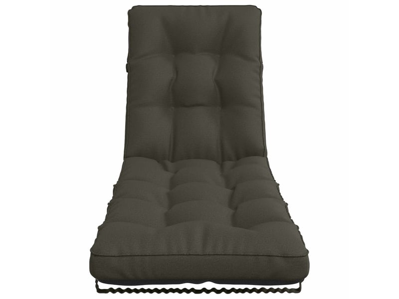  Coussin de transat, coussin pour bain de soleil vianen 100 % polyester anthracite cf56259  - Conforama D