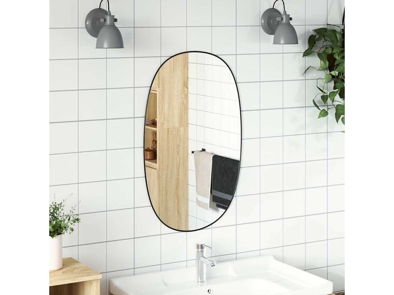  Miroir mural noir 70x45 cm cf62854  - Conforama C