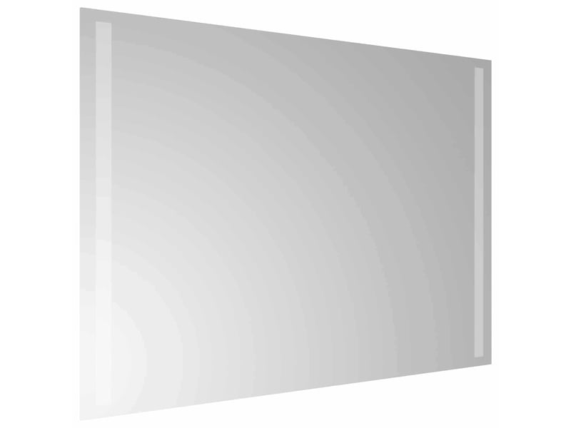 Miroir de salle de bain, miroir de toilette led transparent 70 x 50 cm verre trempé cf62608 - Conforama D