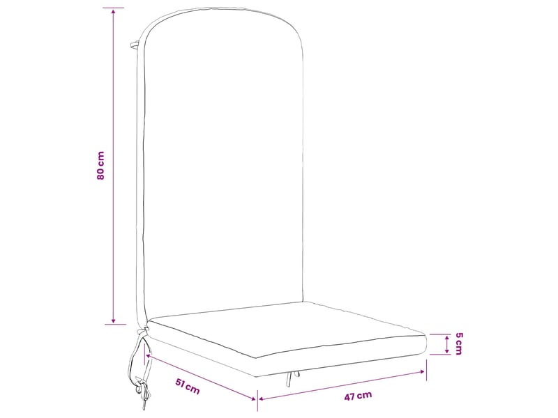 Coussin de transat ensoleillé, coussin pour bain de soleil gemert 100 % polyester taupe cf56054 - Conforama E