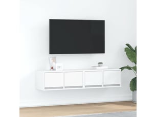 Meuble tv coloris blanc  <strong></strong>  <strong></strong>