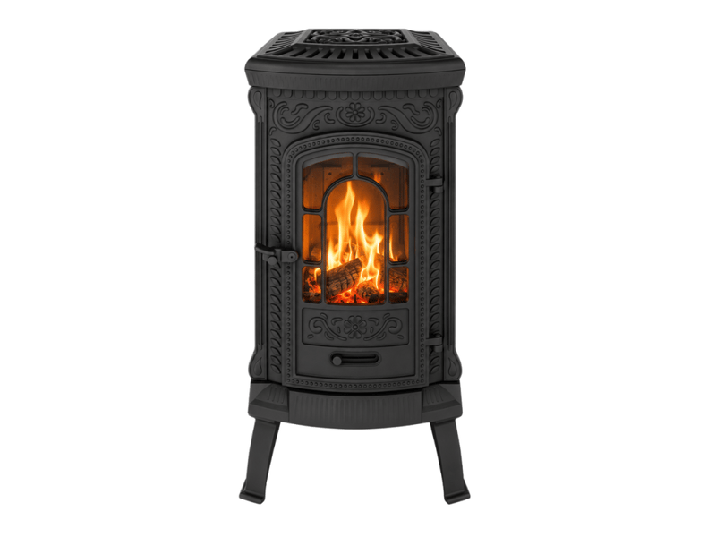 Poêle à bois nordflam - berg 8 kw - noir - Conforama B