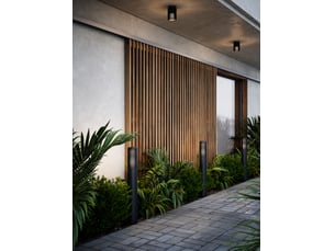 Potelet luminaire aludra 95 aluminium seaside noir h. 95,4 ip44 nordlux-extérieur