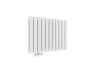 Emke radiateur eau chaude en acier tube plat radiateur mural blanc 63 x 85cm 1106w double couche