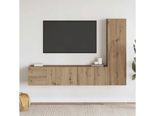 Meuble tv coloris bois clair  <strong></strong>  <strong></strong>