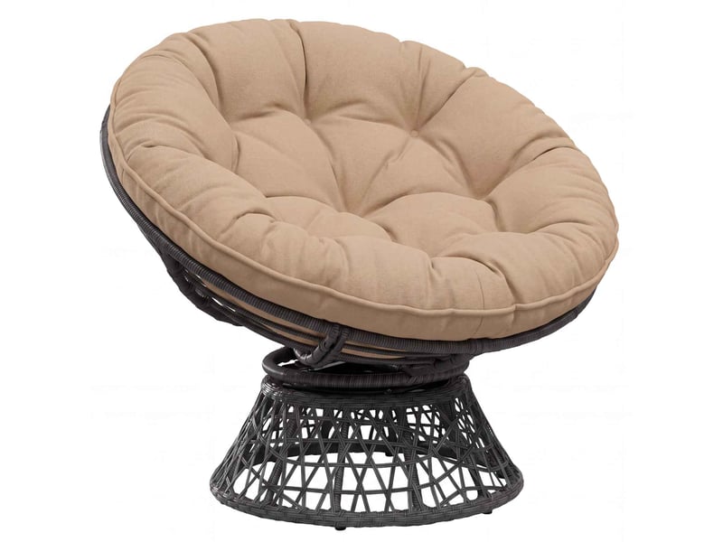  Coussin de chaise suspendue, coussin d'assise vianen 100 % polyester sable cf54297  - Conforama C