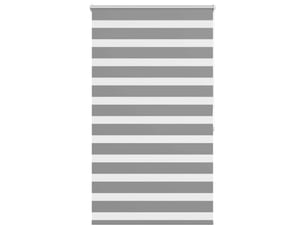 Store vénitien zébré, store de fenêtre 100,9 x 175 cm, largeur du tissu 96,7 cm, gris cf48218