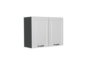 Vicco armoire en verre, blanc campagneanthracite, 80cm