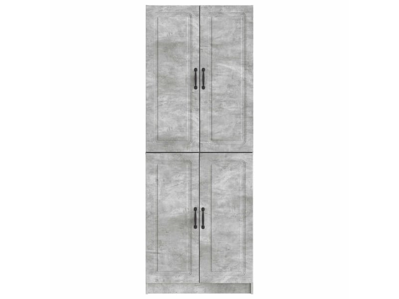  Buffet - ensemble de meubles 2 pc gris béton bois d'ingénierie  - Conforama E