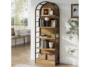 Bibliotheque coloris marron <strong>TRIBESIGNS</strong> <strong></strong> - 60 cm x 180 cm
