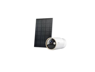 Camera ip exterieure solaire 4k 8mp wifi audio bidirectionnel vision nocturne starlight projecteurs alerte ia sirene ip66 kit