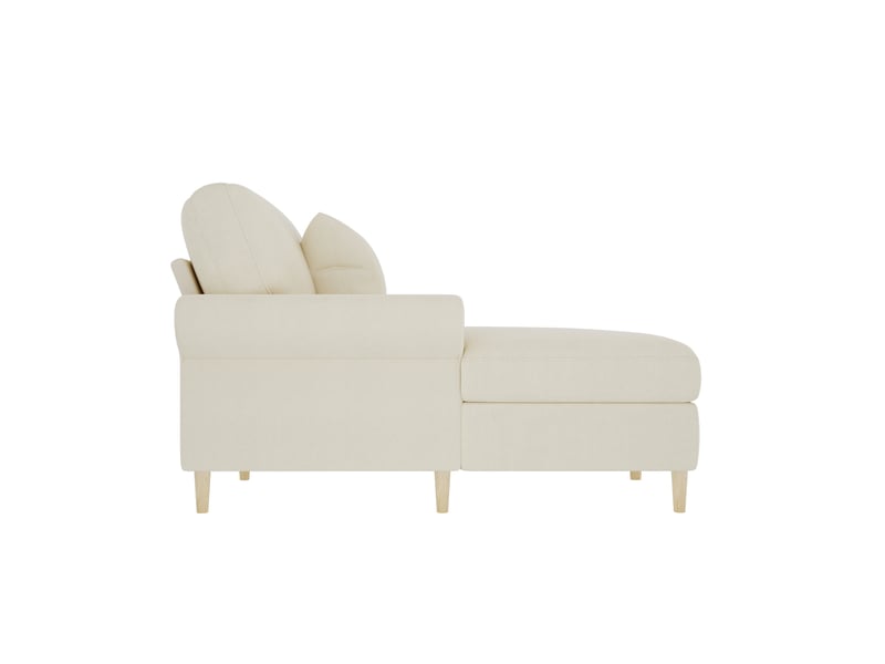  Fauteuil relax inclinable 1 place en velours beige avec coussin, pour vos moments de lecture et de détente  - Conforama D