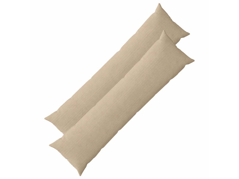  Lot de 2 housses de coussin heerlen taupe 40 x 145 cm cf49476  - Conforama B