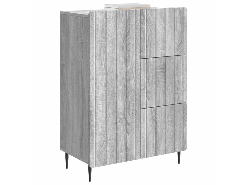  Buffet - bahut - meuble de rangement sonoma gris 66 x 34,5 x 91,5 cm bois d'ingénierie  - Conforama C