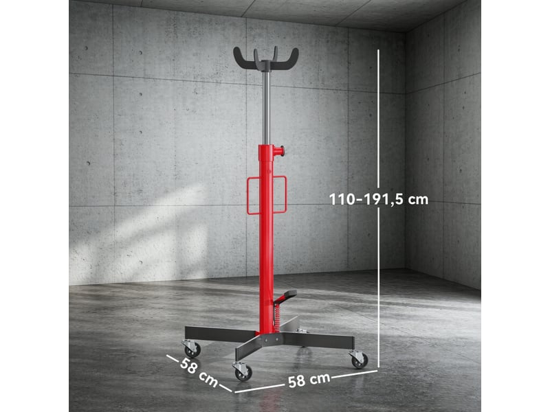  Table élévatrice hydraulique mobile 500 kg en acier, pédale et roulettes pivotantes  - Conforama C
