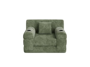 Fauteuil fixe URBAN MEUBLE  Tissu vert