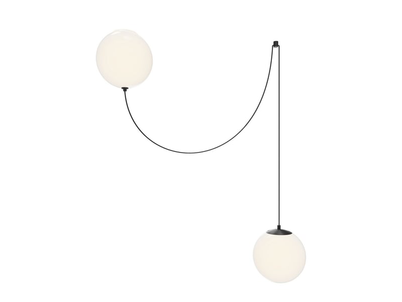  Maytoni twins suspension led double noire 3000k  - Conforama A