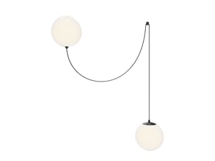 Maytoni twins suspension led double noire 3000k