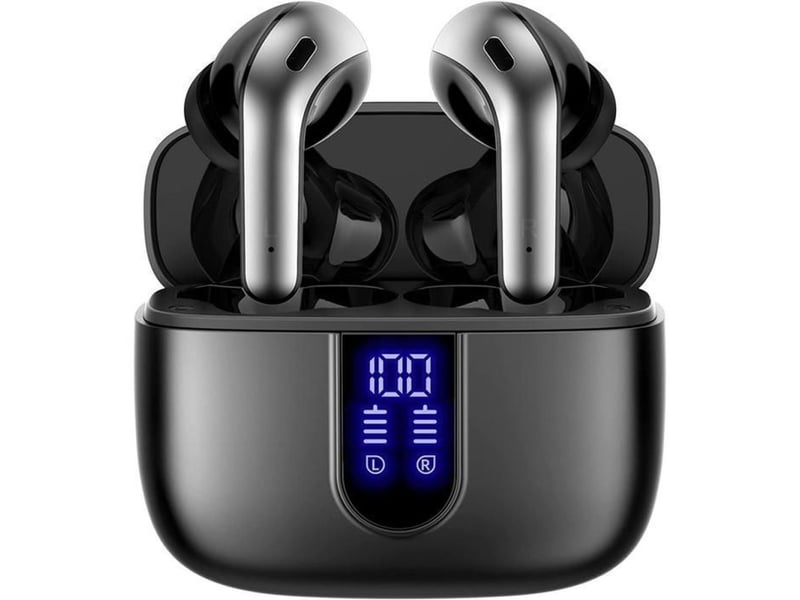  Ecouteurs sans fil bluetooth 5.4 sport ipx5 stéréo micro tactile 60h usb-c  - Conforama A