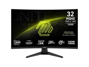 Écran gaming incurvé 32 qhd va 1500r 180hz 0.5ms hdr