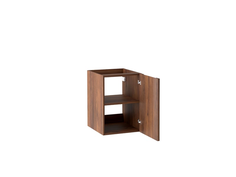  Meuble de rangement suspendu novo effet noyer warmia 40 cm  - Conforama E