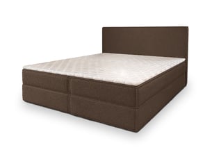 Lit avec rangement 180x200 cm <strong>MASSENO</strong> <strong></strong> coloris marron