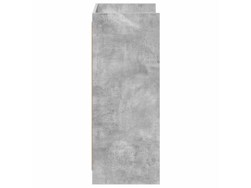  Meuble à chaussure, cabinet à chaussures avec stockage gris béton 48x36x92 cm shl7145  - Conforama E