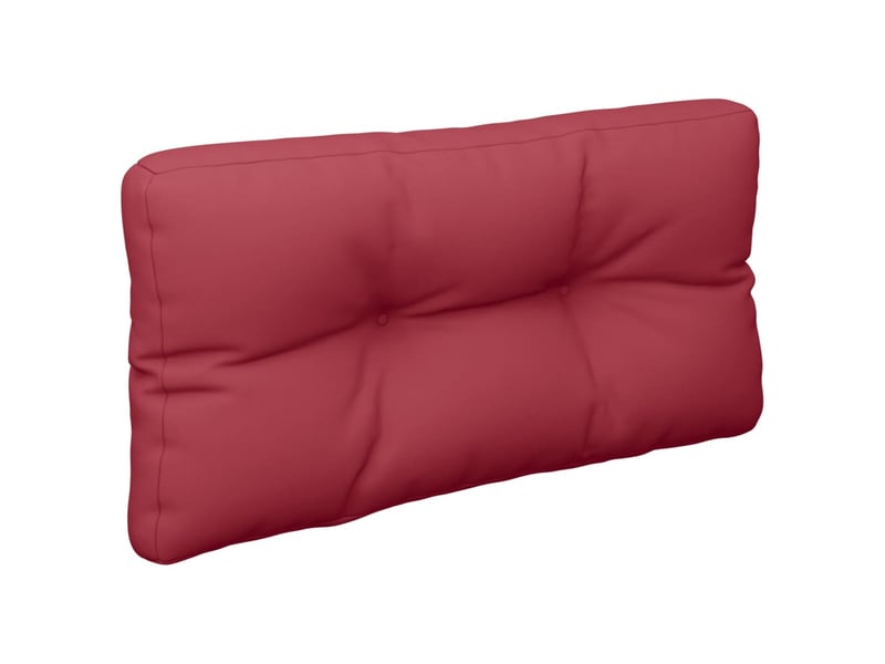  Lot de 2 coussins de palette, coussins de canapé rouge bordeaux tissu cf59607  - Conforama E