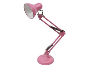Lampe de bureau fabrilamp rutilo rose 1 x e27 articulée 57x39x15 cm