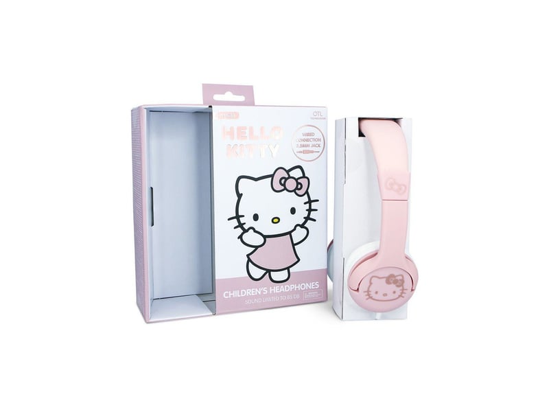  Casque audio filaire enfant hello kitty rose gold 3 5 mm arceau rembourré 85 db HEL1723072301048 - Conforama C