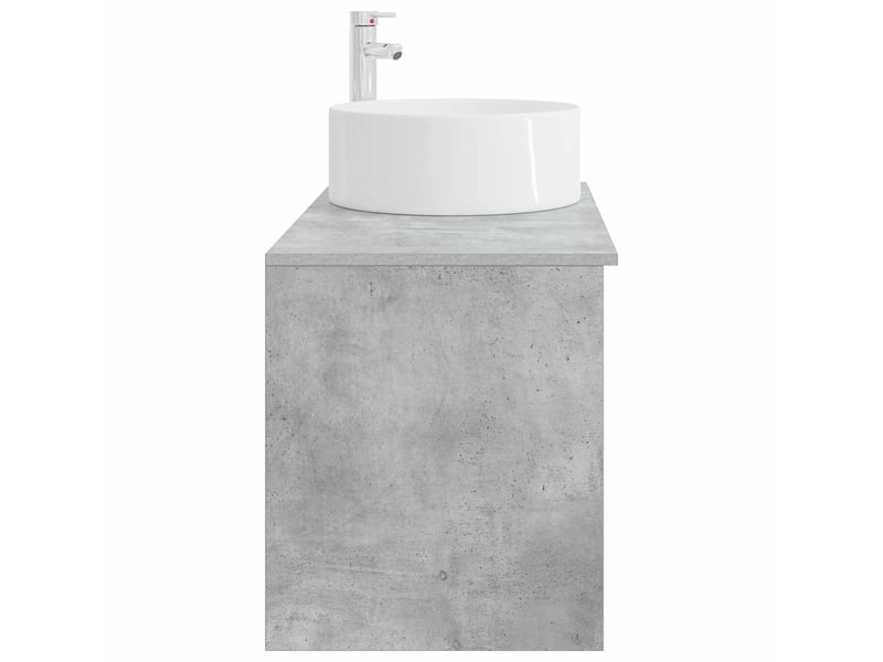  Ensemble de mobilier de salle de bain 2 pcs gris béton shl6529  - Conforama E