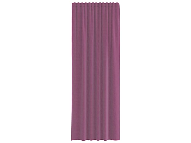  Lot de 2 rideaux en voile, voilages à œillets violets cf44256  - Conforama D