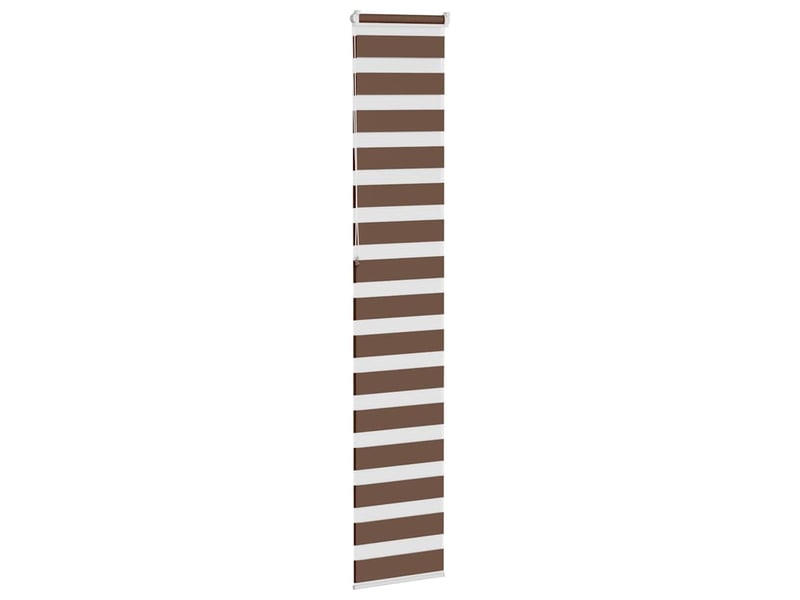  Store zèbre, store de fenêtre marron 50x230 cm largeur du tissu 45,9 cm polyester cf48710  - Conforama D