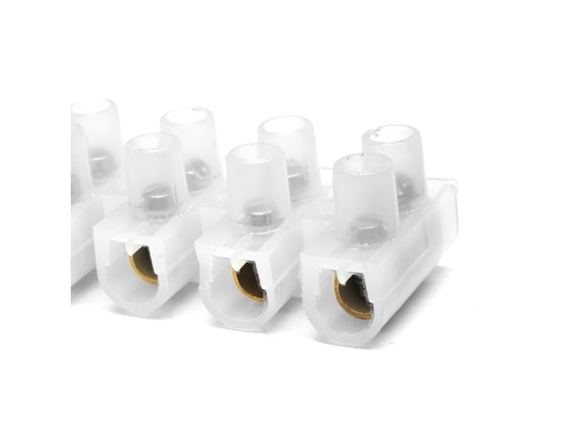  Barrette de connexion fabrilamp ficha empalme 5 a 6 mm² 12 bornes semi-transparent 10,55 x 1,25 x 1,5 cm 193890549 - Conforama C