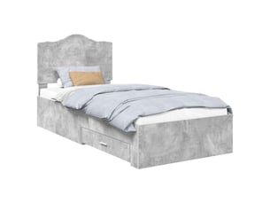 Lit simple 70x190 cm    coloris gris