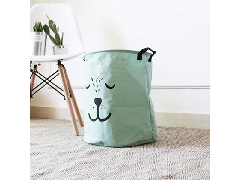  Chambre d'enfant panier à linge pliable étanche boîte à à enfants de rangement jouet vêtements de vert  - Conforama B