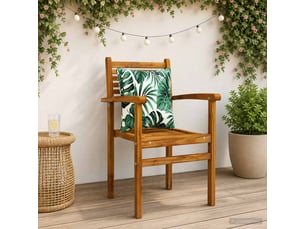 Lot de 4 coussins de dos, coussins de dossier putten 100 % polyester cf59427