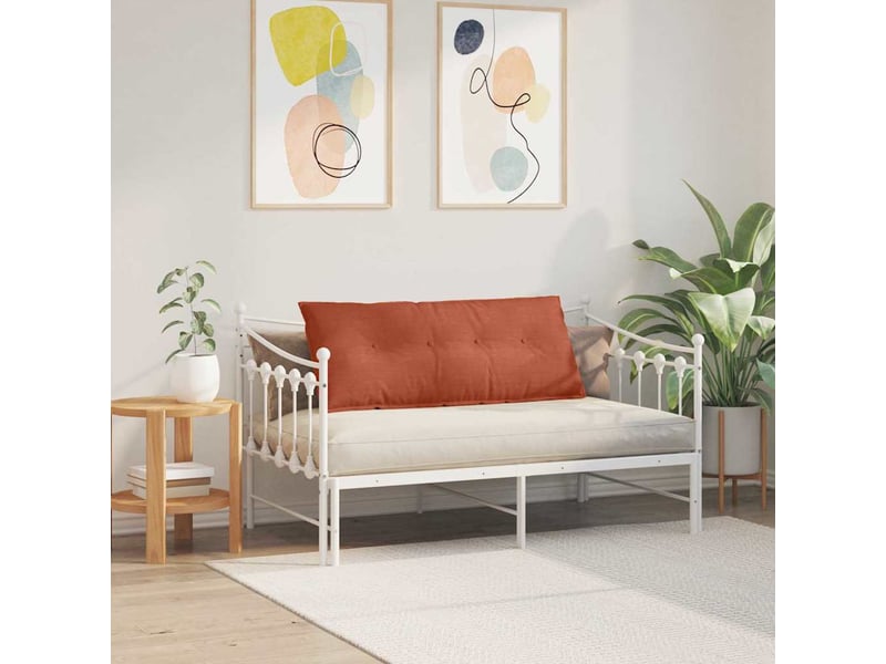 Coussin de dos, coussin de dossier rouge orange 120 x 50 cm tissu en velours côtelé cf55009  - Conforama D