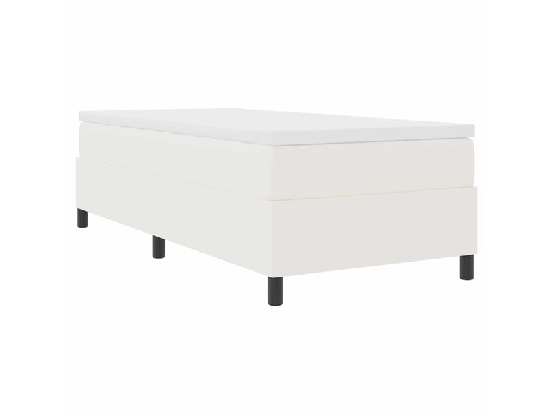  Lit simple- lit adulte -  cadre de lit plateforme crème 80 x 200 cm  - Conforama C