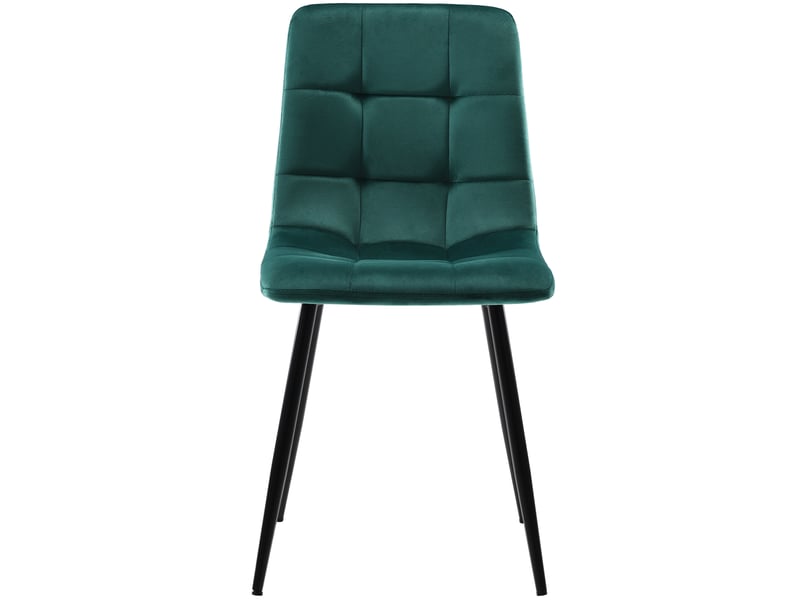  Ensemble table ronde et 4 chaises, 5 pièces, plateau blanc effet marbre et pieds métalliques dorés, salle à manger moderne  - Conforama D