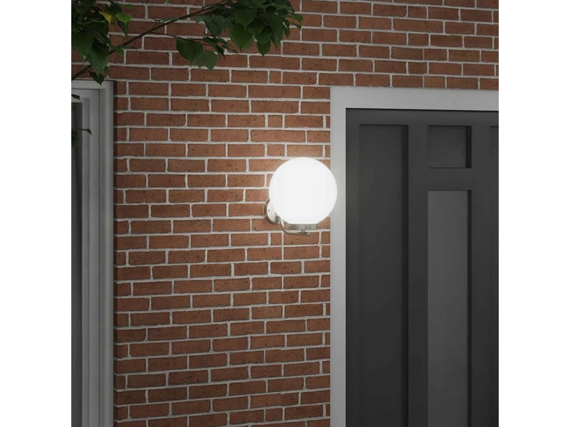 Applique murale extérieure argenté 29x25x33 cm - Conforama C